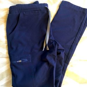 Figs Navy Blue scrub pants